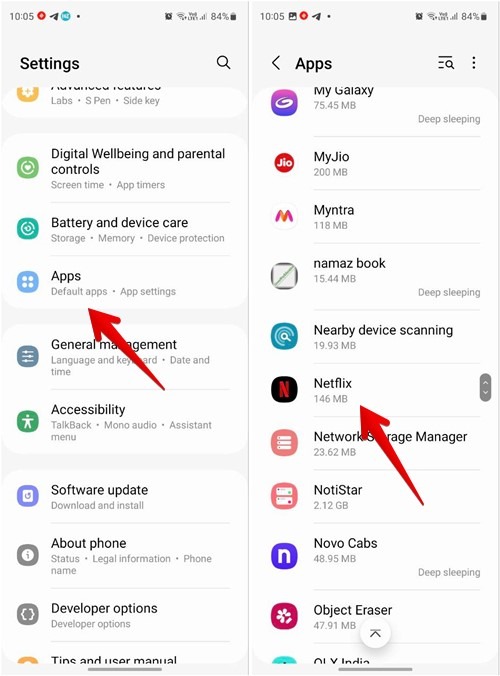 Netflix Android Settings