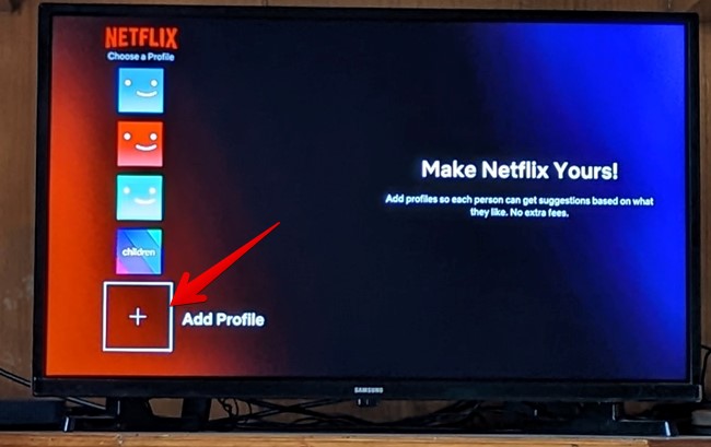 Netflix Tv Add Profile