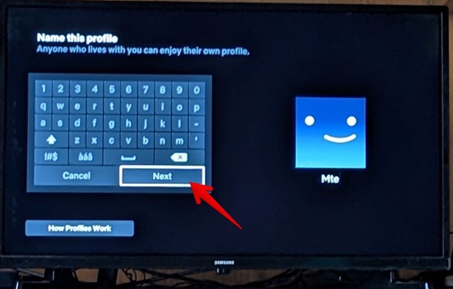 Netflix Tv Profile Name