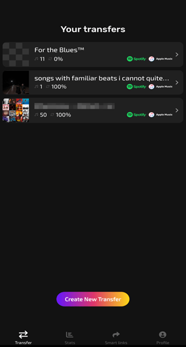 Playlist Transferring To Apple Music