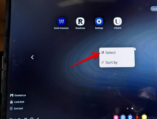 Samsung Dex Apps Select