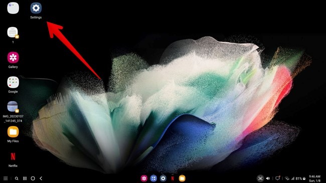Samsung Dex Settings App