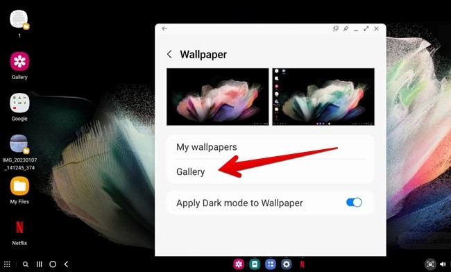 Samsung Dex Wallpaper Change