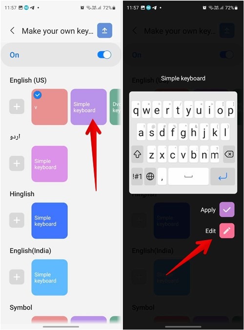 Samsung Good Lock Keyboard Edit