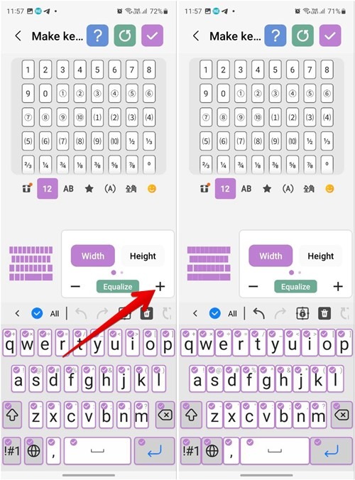 Samsung Good Lock Keyboard Resize