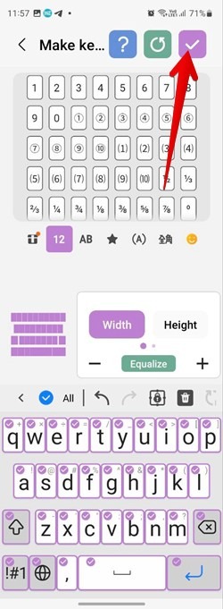 Samsung Good Lock Keyboard Resize Save