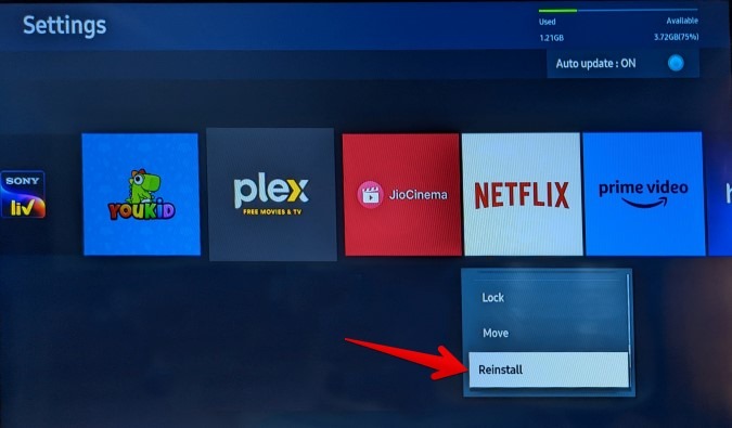 Samsung Netflix Reinstall