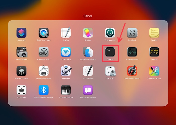 Screenshots Terminal