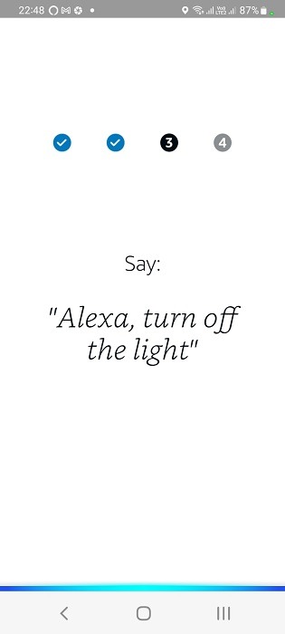 Additional voice tests in Alexa app. 