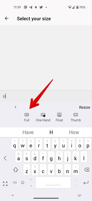Swiftkey Mode Turn Off