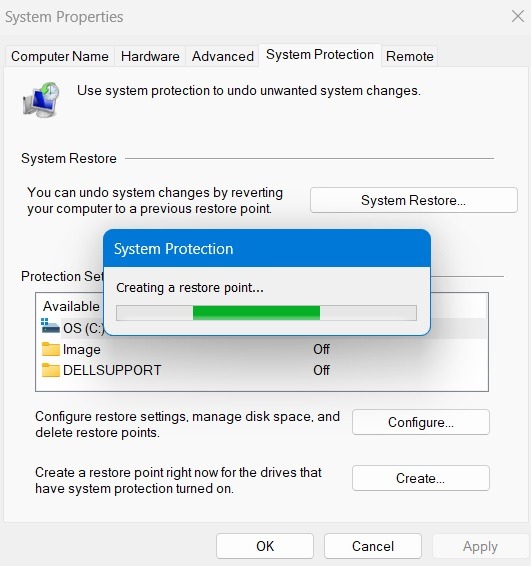 System Restore Windows Create A Restore Point Live Creation