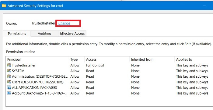 Windows Registry Hacks Security Settings For Cmd Change Owner