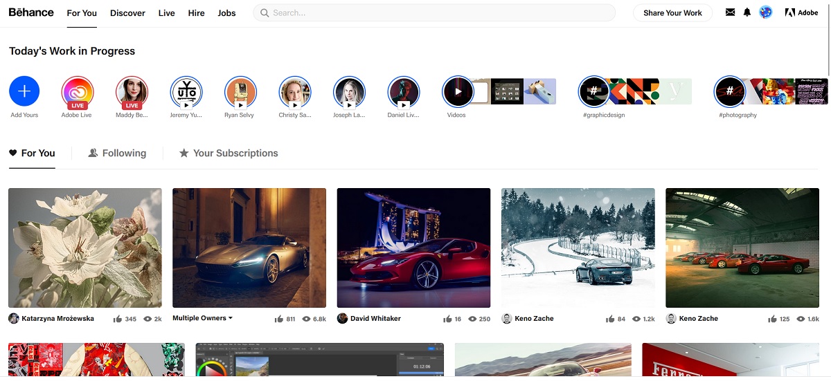 Behence app interface overview.