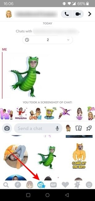 Cameos Selfie Snapchat Chat View Clips