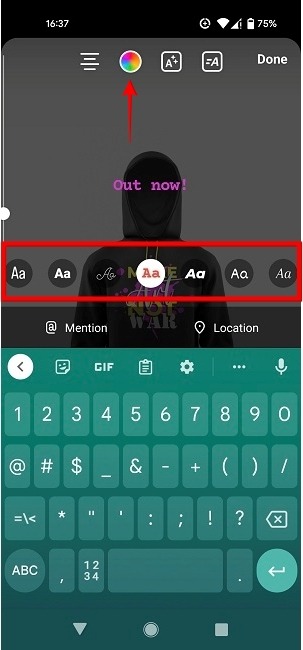 Change Fonts Instagram Change Text Color