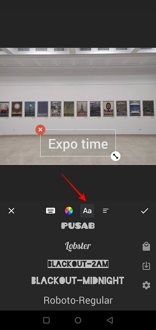 Change Fonts Instagram Inshot Aa