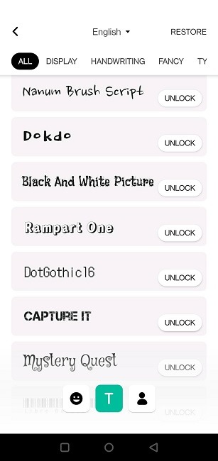 Change Fonts Instagram Inshot Font Options