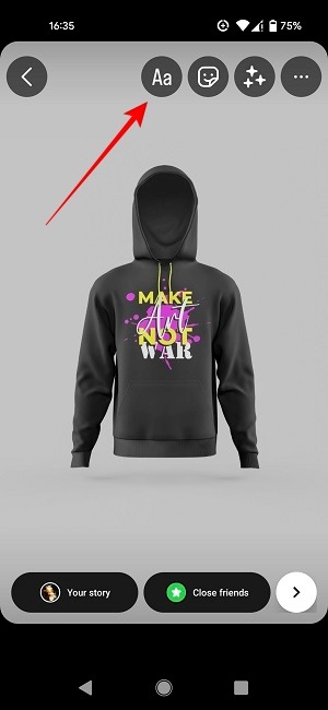 Change Fonts Instagram Text Sticker