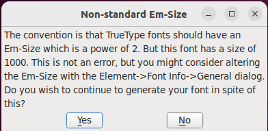 Convert Fonts Ubuntu 10 Font Conversion Warning