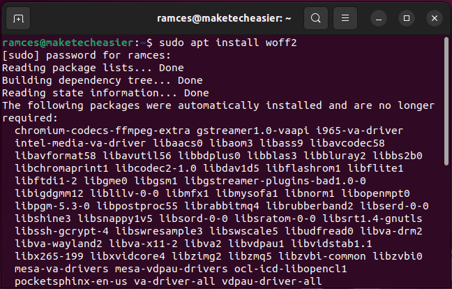 Convert Fonts Ubuntu 13 Installing Woff2