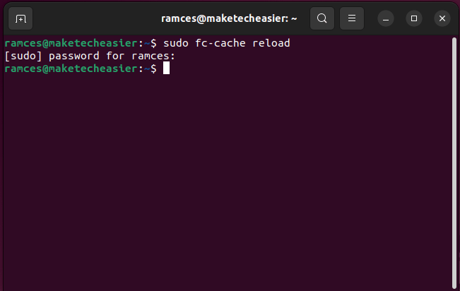 Convert Fonts Ubuntu 18 Reload Font Cache