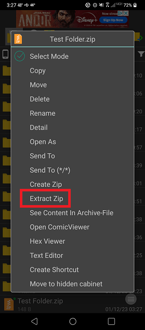 How To Compress And Extract Files On Android 7zip Extract