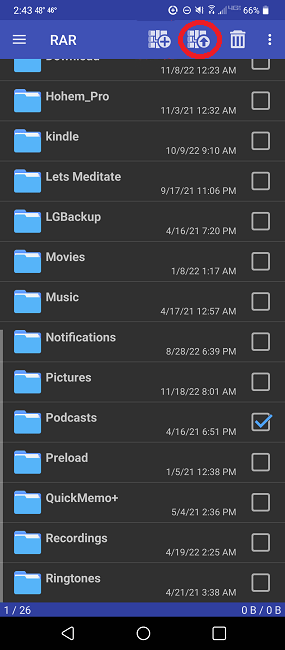 How To Compress And Extract Files On Android Rar Choose File