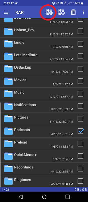 How To Compress And Extract Files On Android Rar Choose