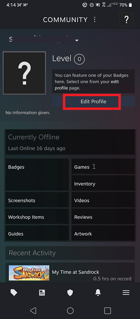 How To Find Your Steam Id Mobile Profile Edit