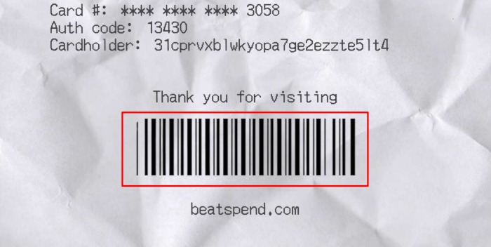 How To Make Beatspend Spotify Receipt Phone Click Barcode