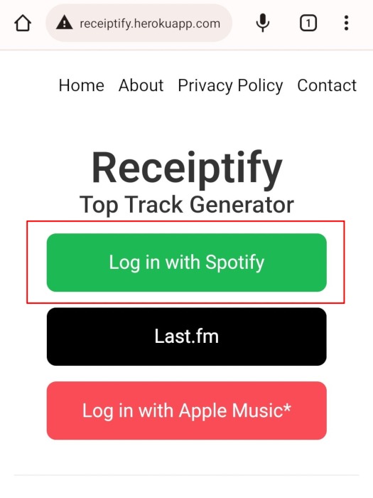 How To Make Receiptify Spotify Receipt Phone Login With Spotify