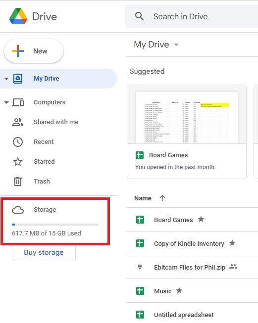How To See The Number Of Files In A Google File Folder Storage