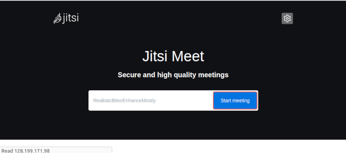Install Jitsi Linux 30 Running Jitsi Server