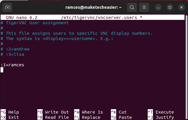 Install Vnc Server Ubuntu 09 New User Added
