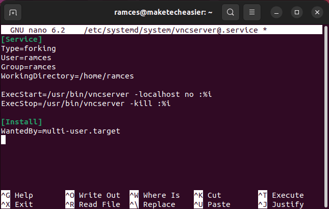 Install Vnc Server Ubuntu 15 Create New Systemd Service