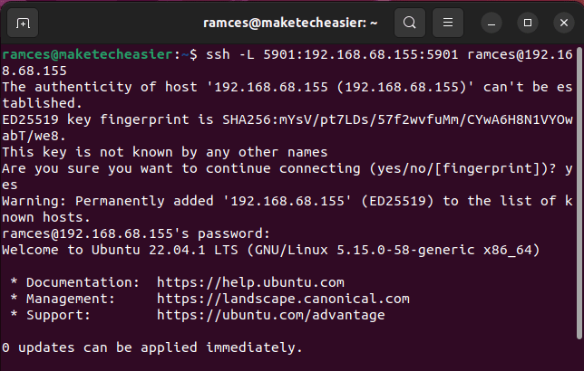Install Vnc Server Ubuntu 18 Create Ssh Tunnel