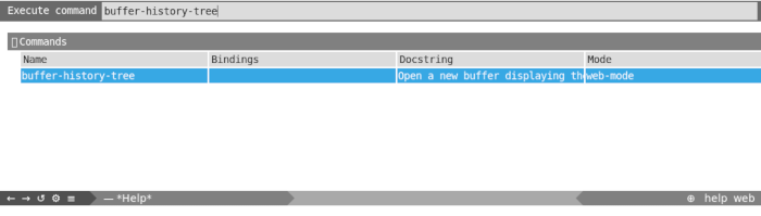 Nyxt Web Browser Linux 15 Open History Tree