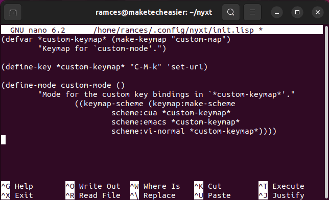Nyxt Web Browser Linux 20 Sample Configuration File 1