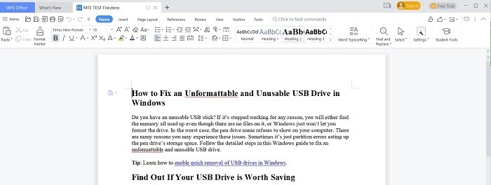 Open Docx No Word Wps Open File