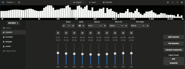 Pipewire Eq