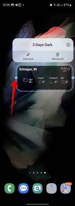 Samsung Resize Widget 2