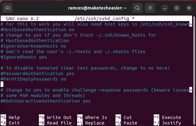 Ssh Passwordless Linux 09 Find Option Nano