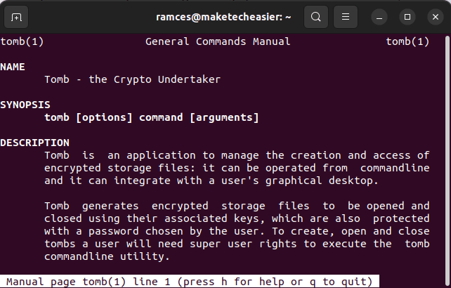 Tomb Encrypt Files 08 Tomb Manual