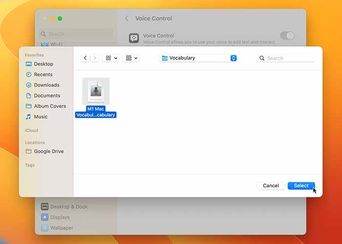 Using Voice Control On Mac Import More Vocabulary