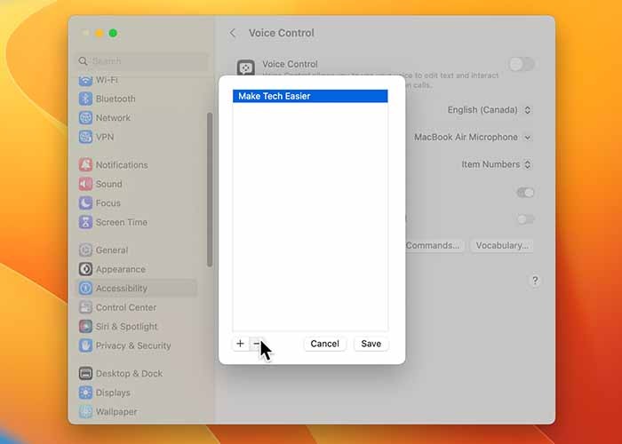 Using Voice Control On Mac Minus Vocabulary