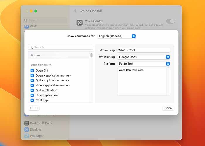 Using Voice Control On Mac New Command
