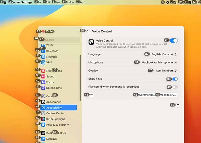 Using Voice Control On Mac Save Item Numbers Overlay