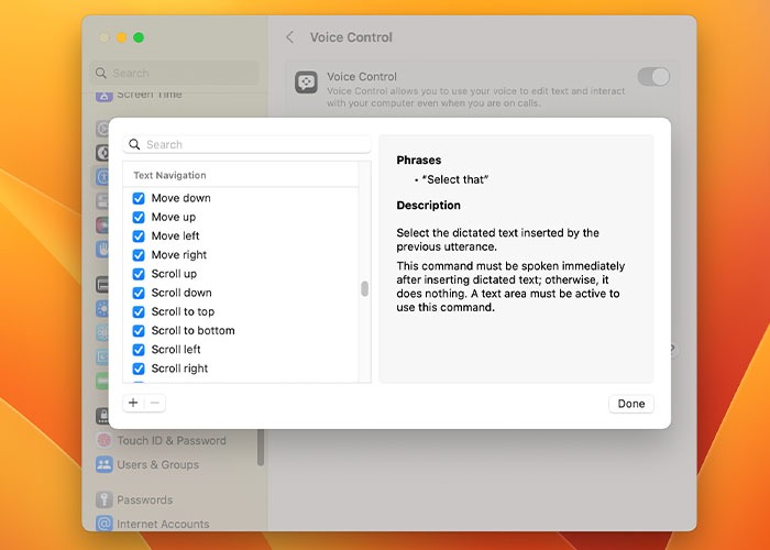 Using Voice Control On Mac Text Navigation
