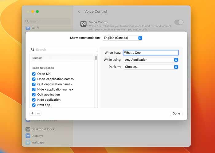 Using Voice Control On Mac When I Say Field