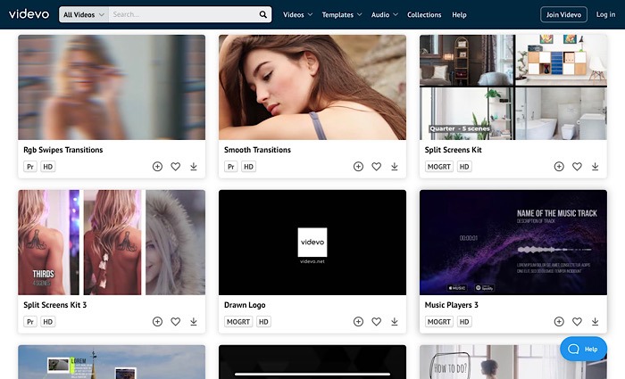 Videvo Stock Library Clips